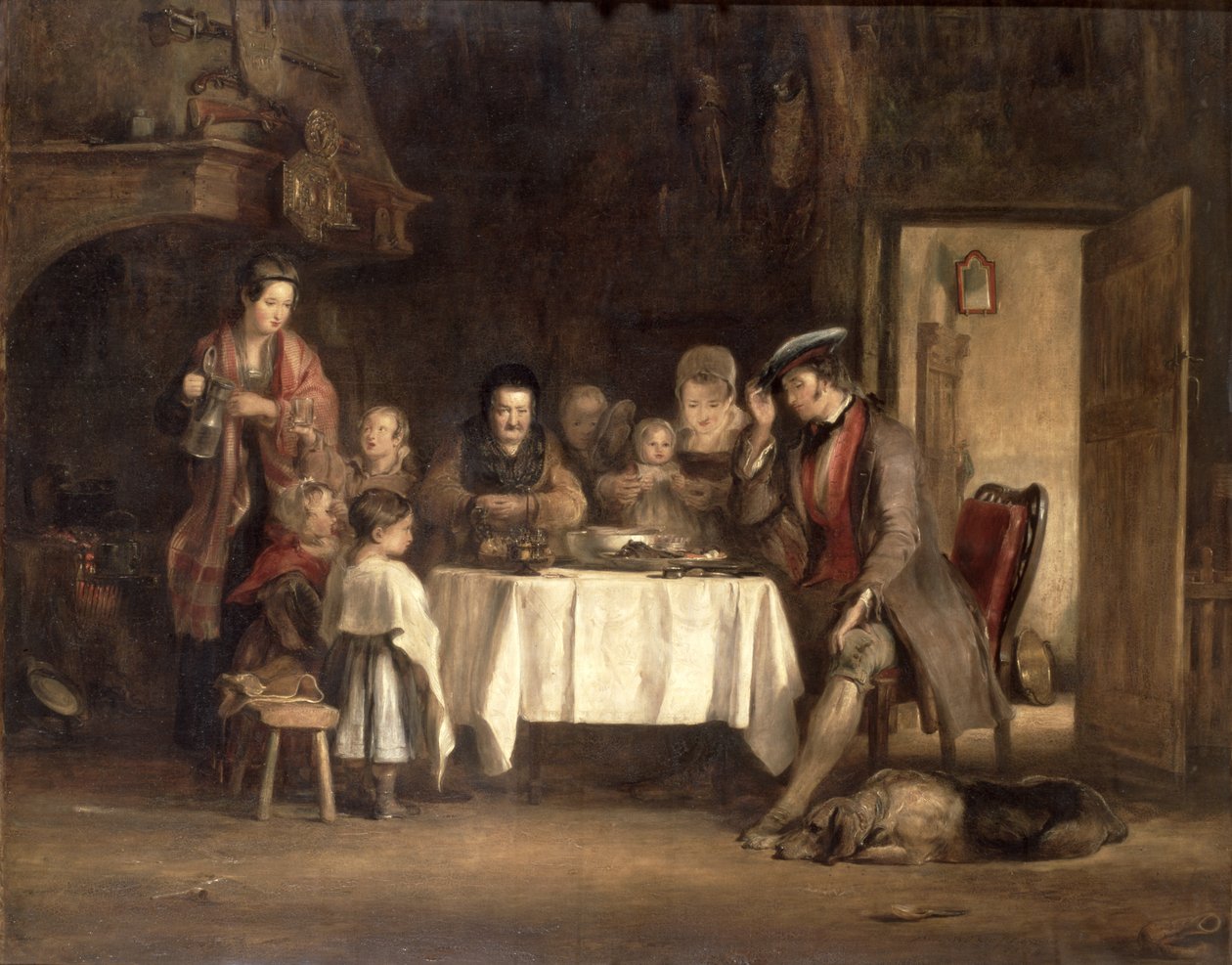 Grace Before Meat, 1839 tekijältä David Wilkie