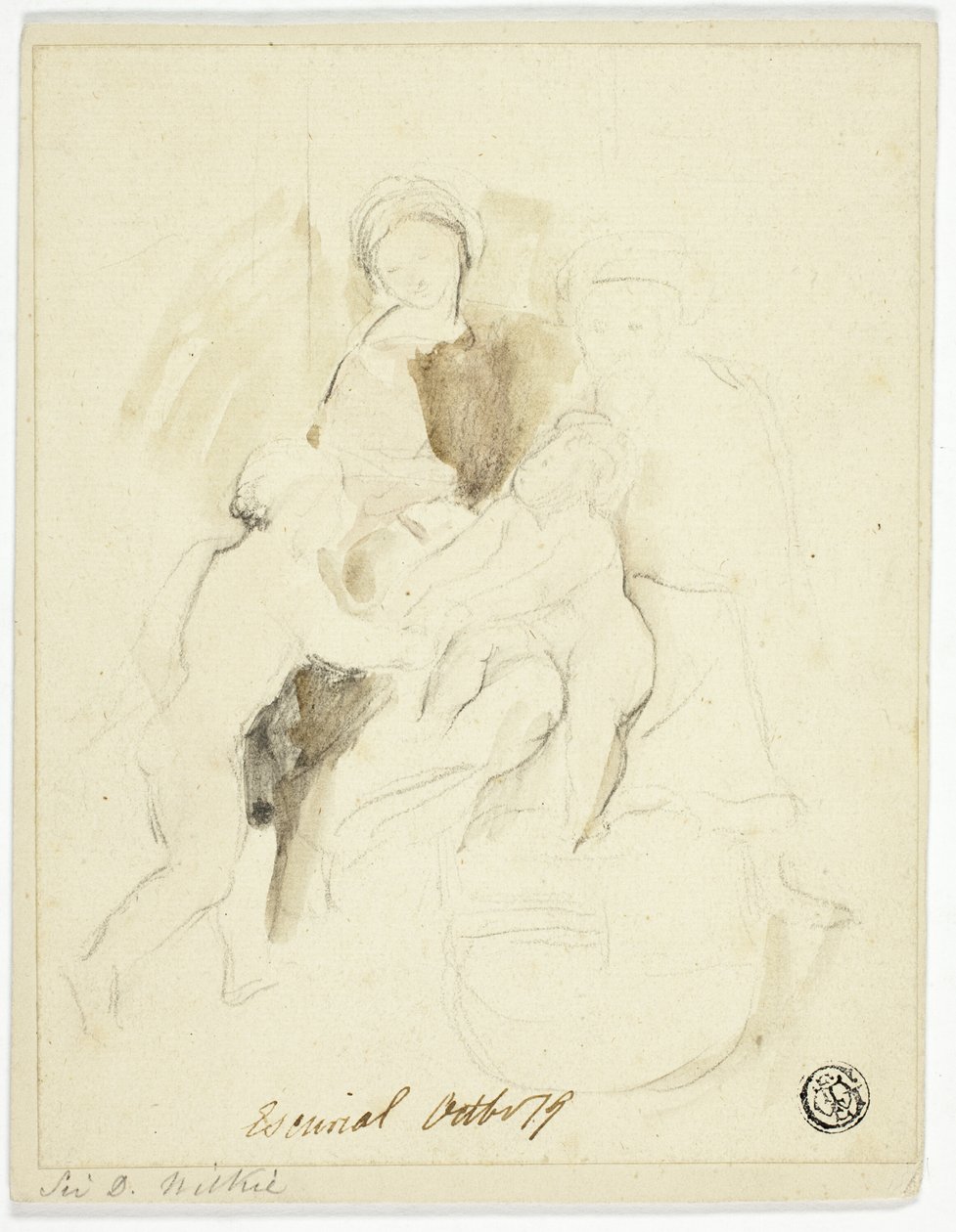 Pyhä perhe Escorialissa tekijältä David Wilkie