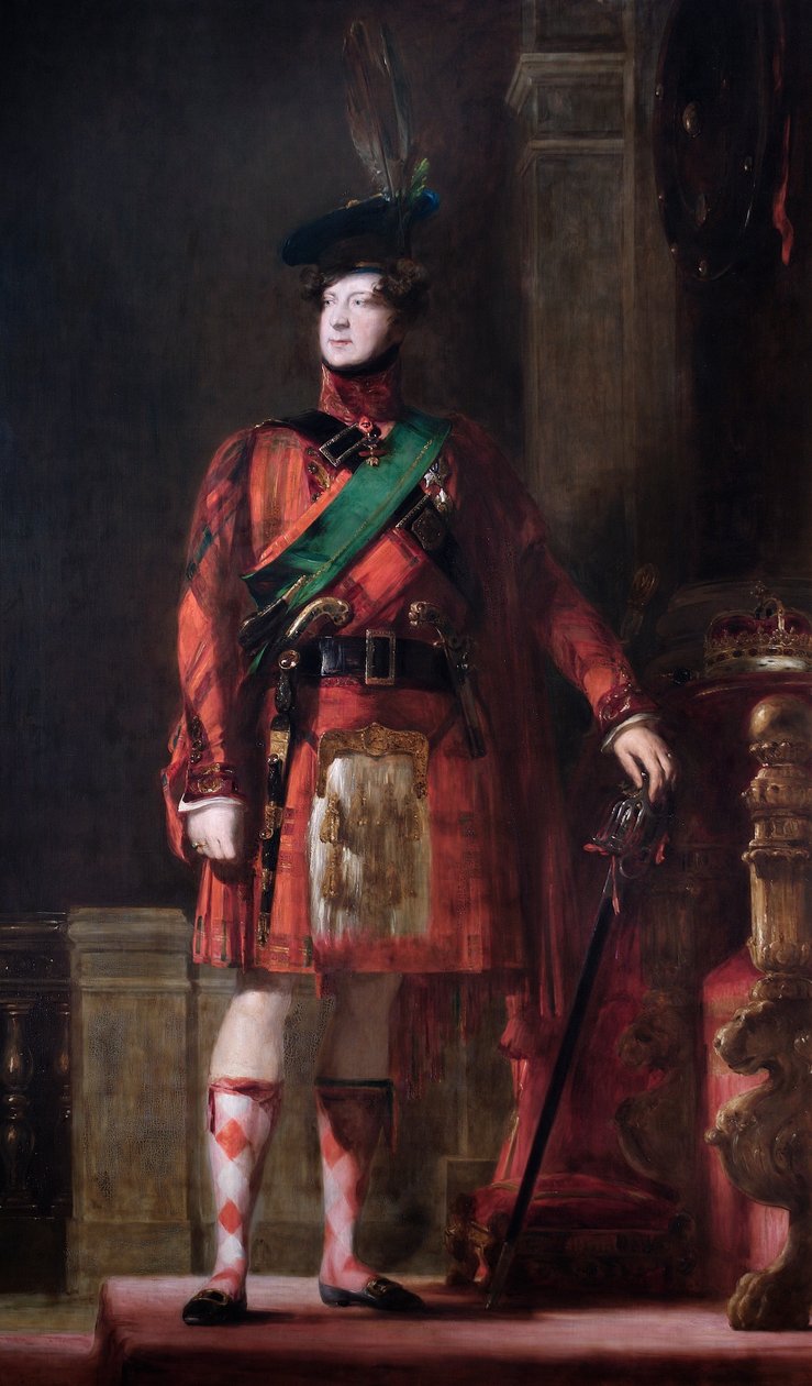 King George IV (öljy kankaalle) tekijältä David Wilkie