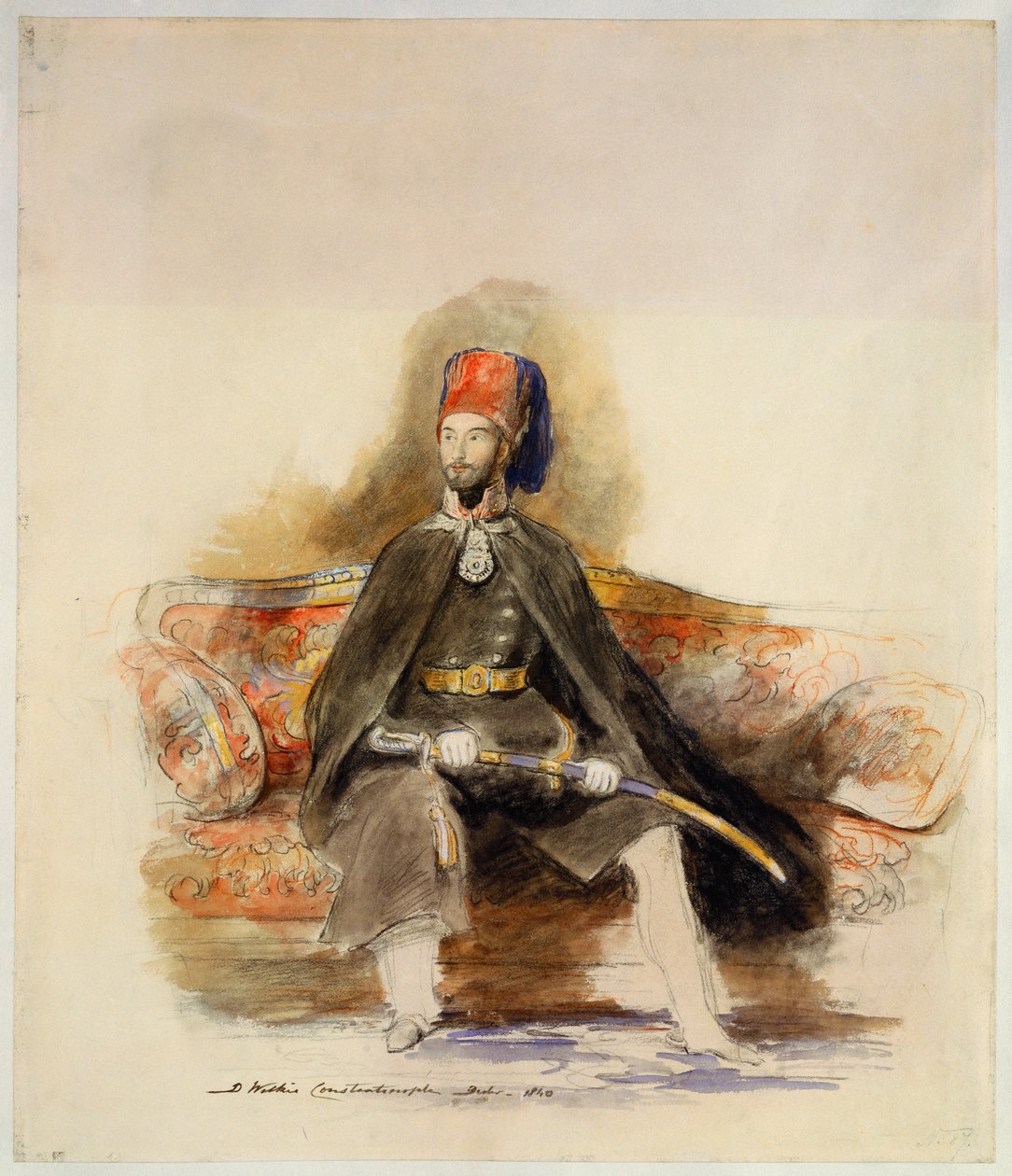 Turkin sulttaani Abd-Ul-Mejidin muotokuva, tekijältä David Wilkie