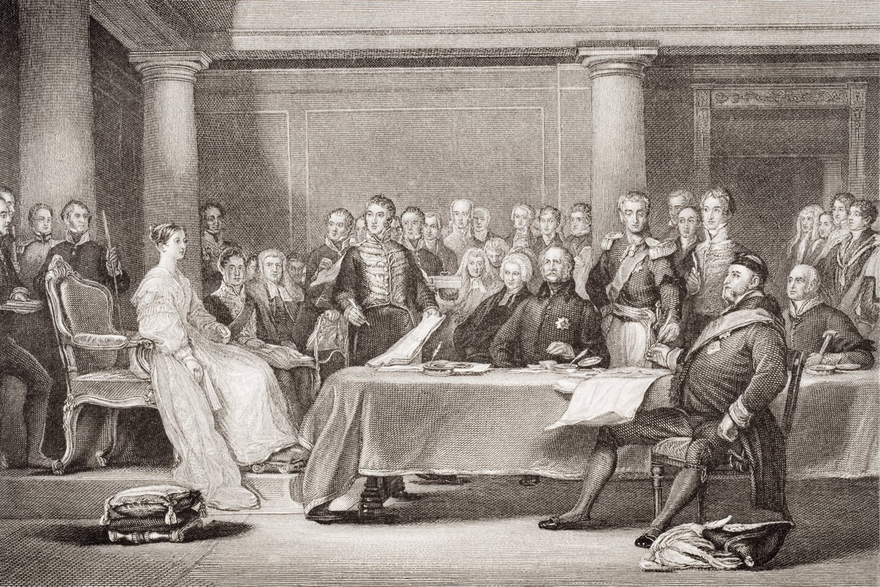 Kuningatar Victorian ensimmäinen neuvosto, Kensingtonin palatsi, 21. kesäkuuta 1837, 