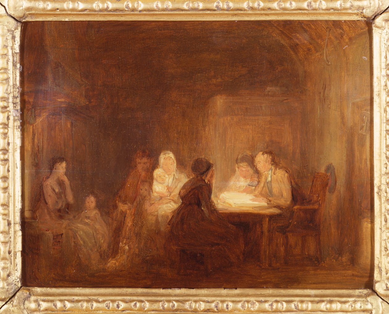 Cotters lauantai-ilta – luonnos tekijältä David Wilkie