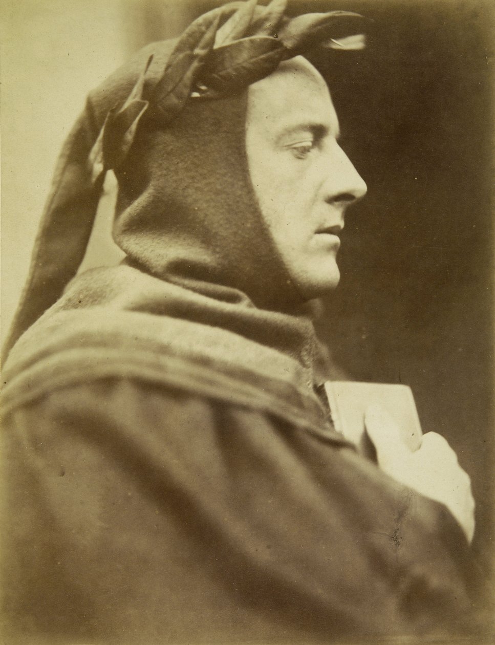 Pre-rafaeliitti: John Everett Millais (1829-1896) hahmona Dante par Wynfield, David Wilkie (1837-1887) tekijältä David Wilkie Wynfield