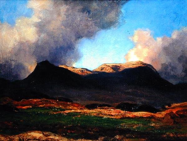 Ben Dearg (öljy kankaalle) tekijältä David Young Cameron