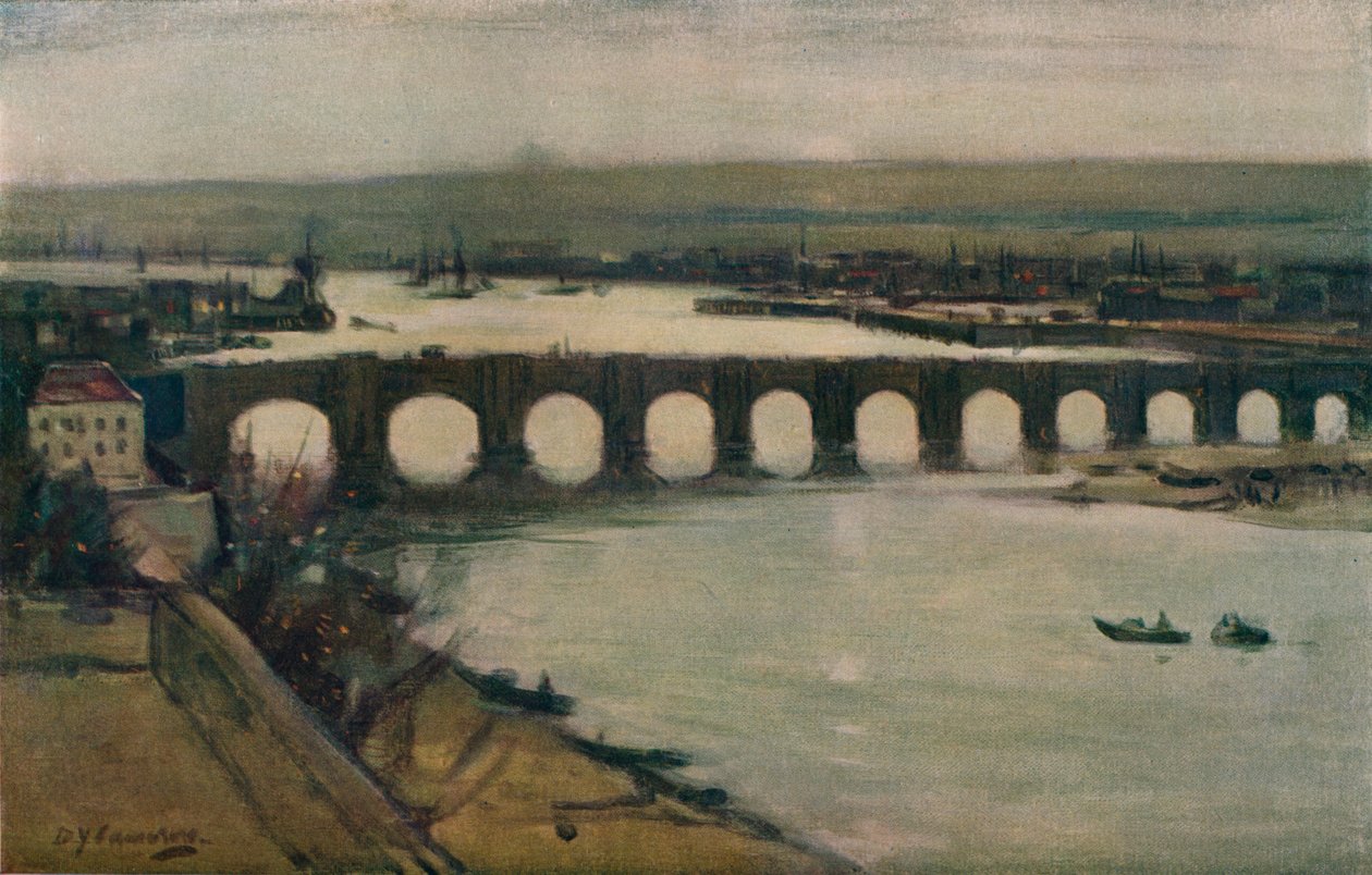 Berwickin silta, 1912 tekijältä David Young Cameron