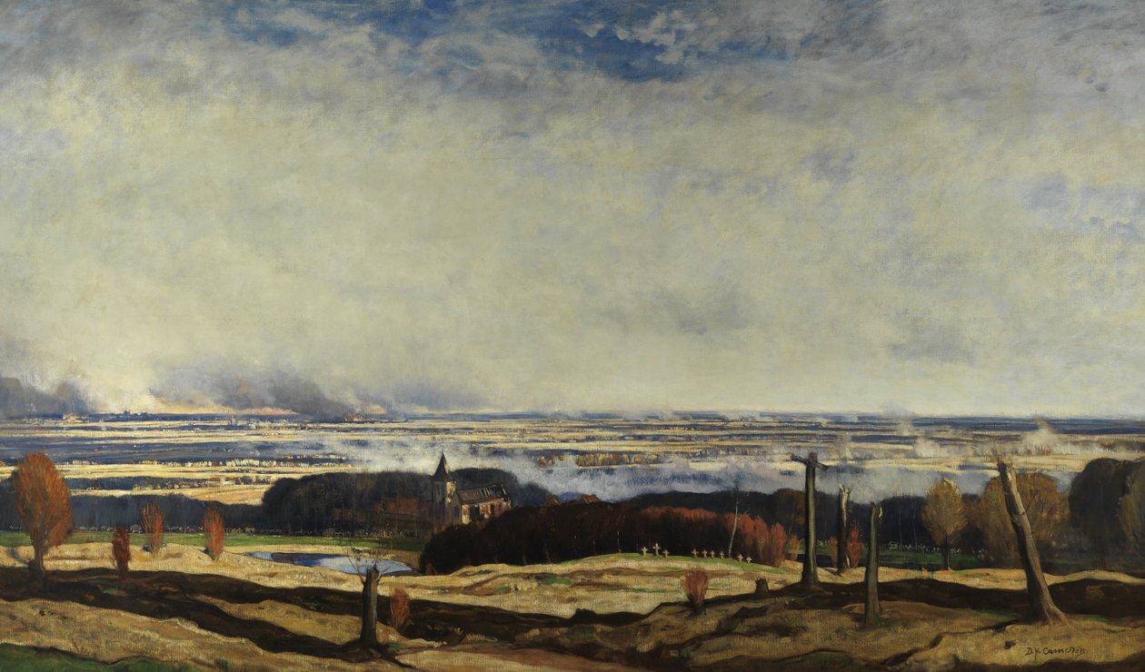 Flanderi Kemmelistä, 1919-20 tekijältä David Young Cameron