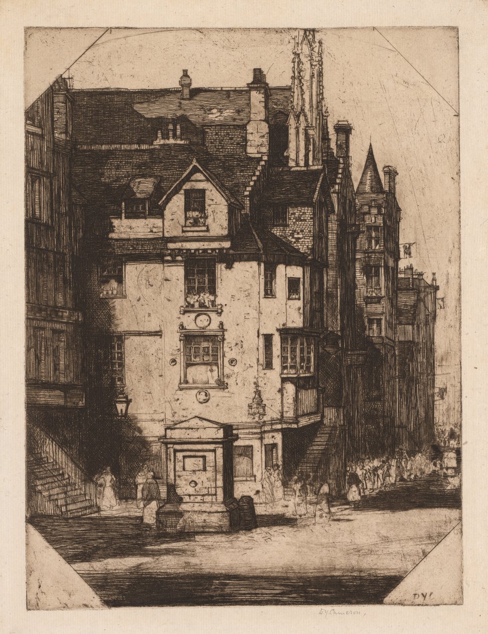 John Knoxs House, 1905. tekijältä David Young Cameron