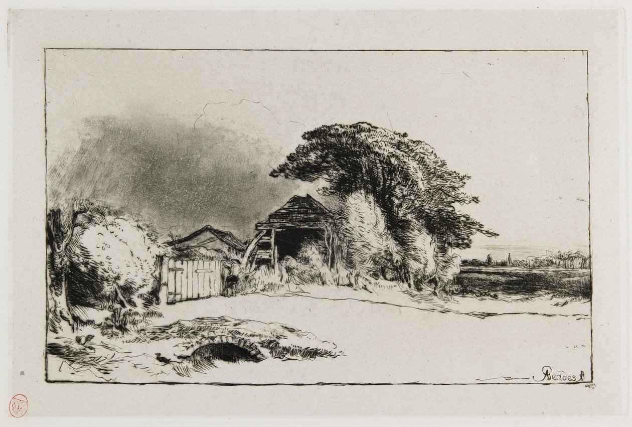 Kuningatar Annen portti, 1899 tekijältä David Young Cameron