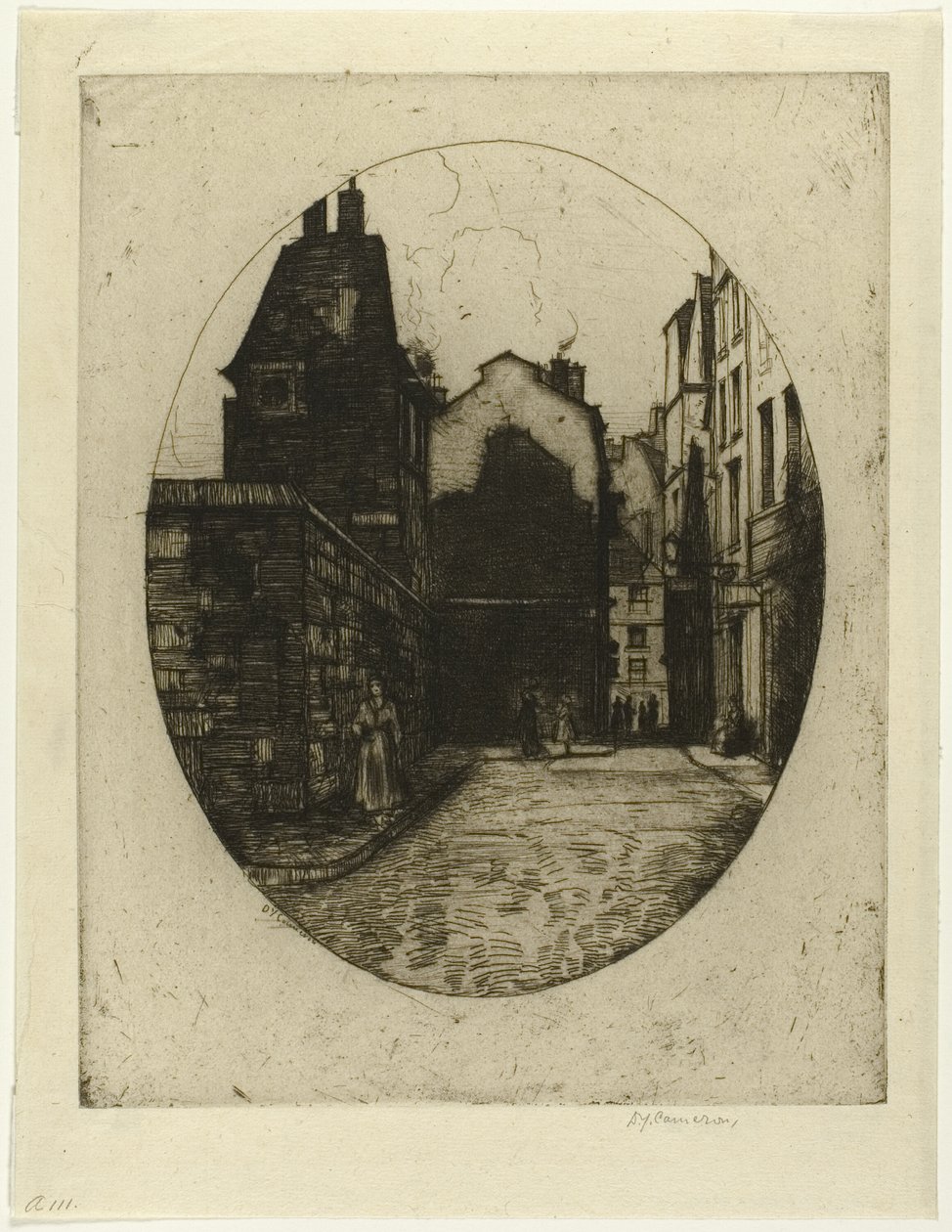 Rue Saint Julien le Pauvre, levy kuusi Pariisin setistä tekijältä David Young Cameron