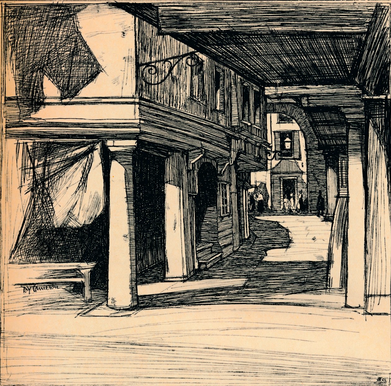 Venetian Street, 1900 tekijältä David Young Cameron