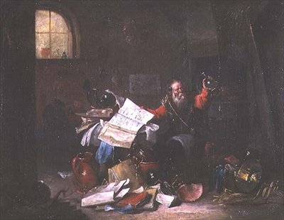Alkemisti tekijältä David the Elder Teniers