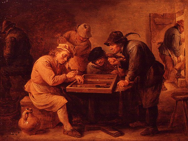 Tric-Trac-peli tekijältä David Teniers the Younger