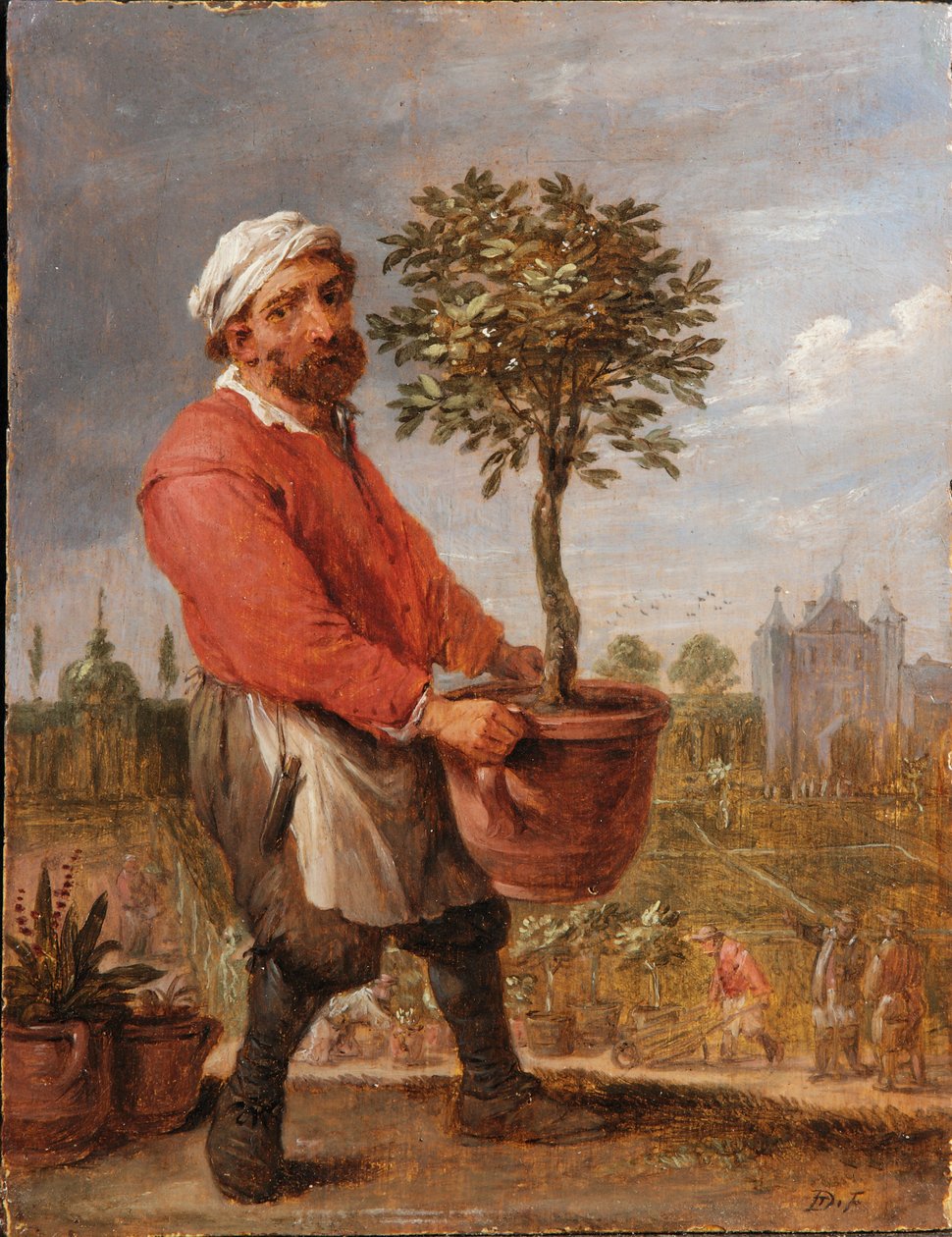Allegoria neljästä vuodenajasta: Kevät tekijältä David Teniers the Younger