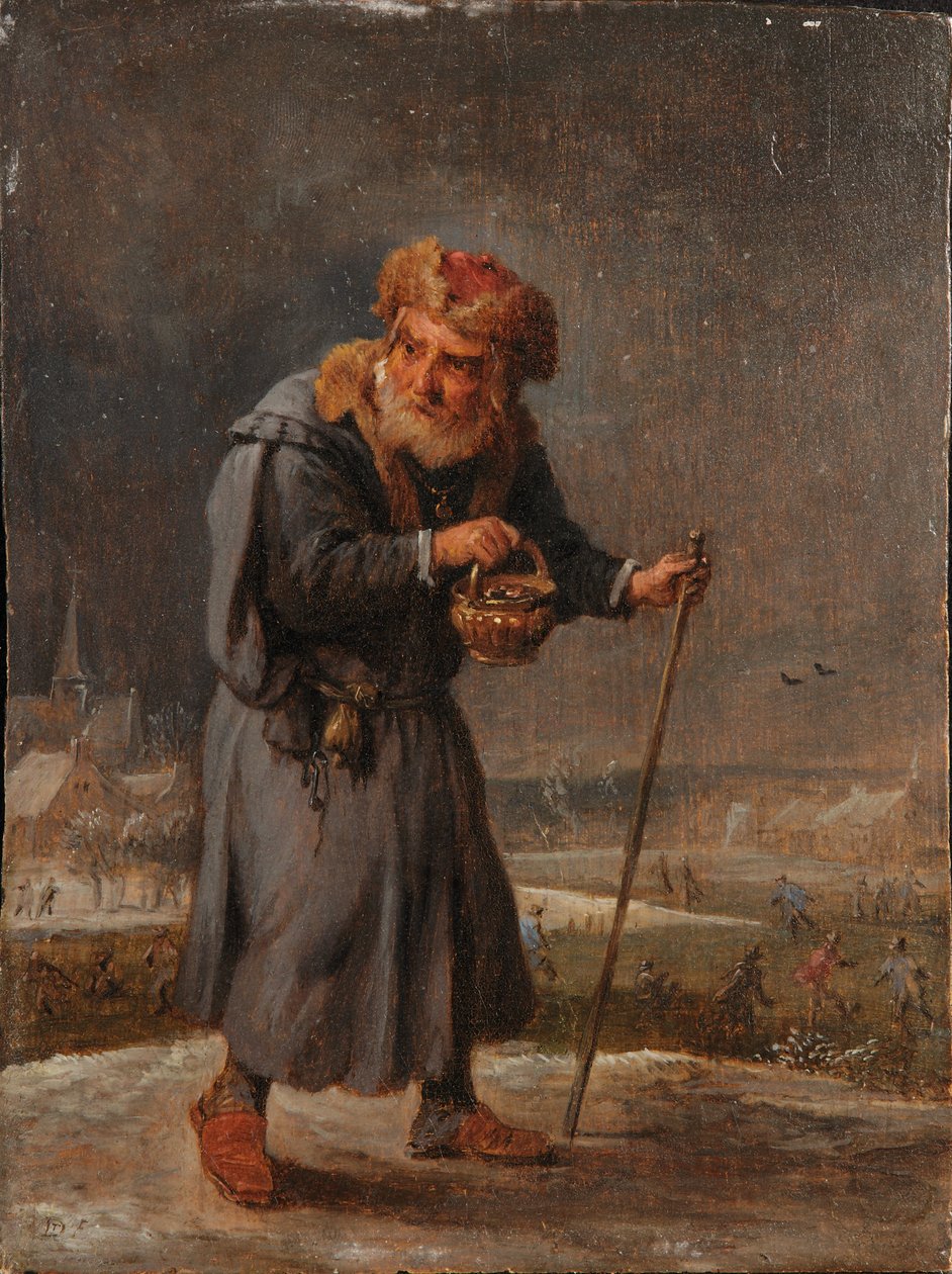 Allegoria neljästä vuodenajasta: Talvi tekijältä David Teniers the Younger