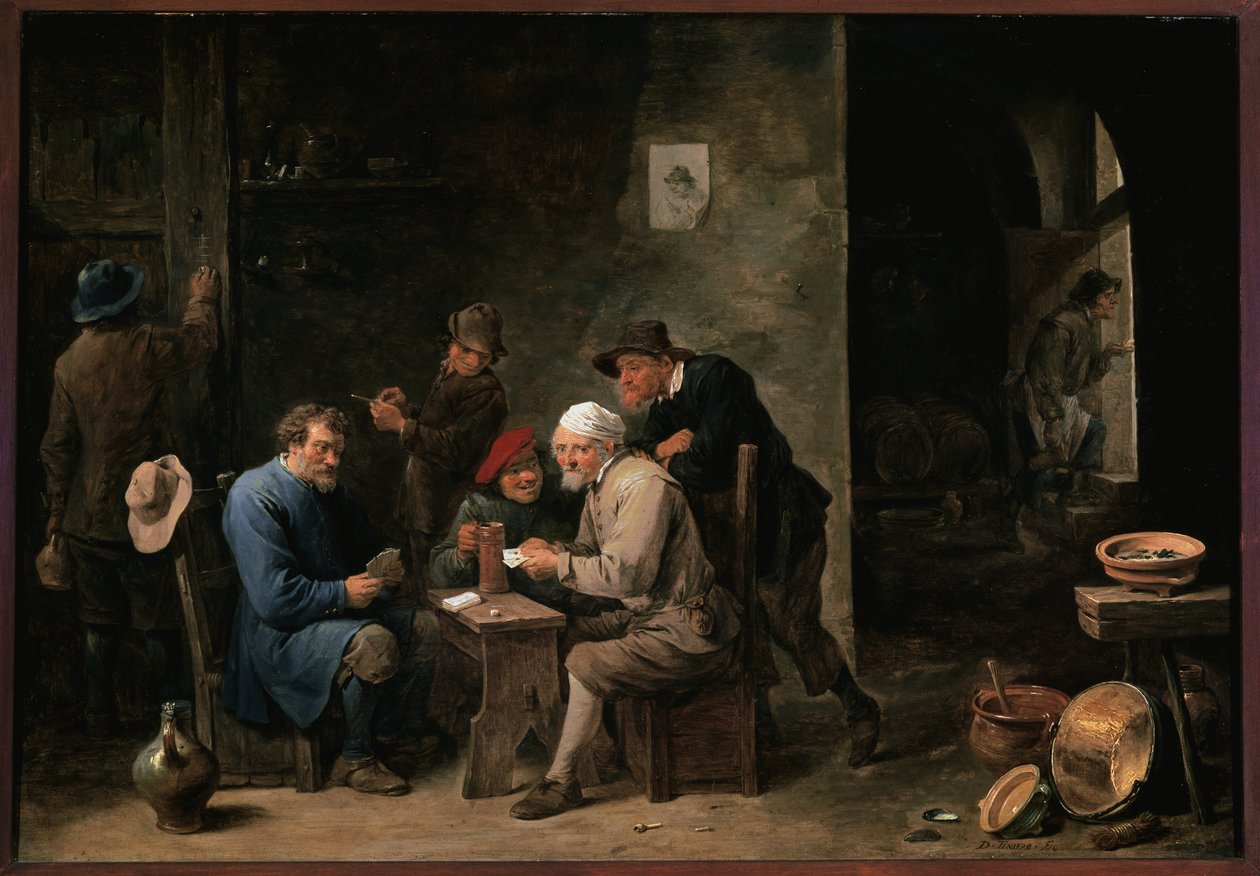 Kortin pelaajat tekijältä David Teniers the Younger