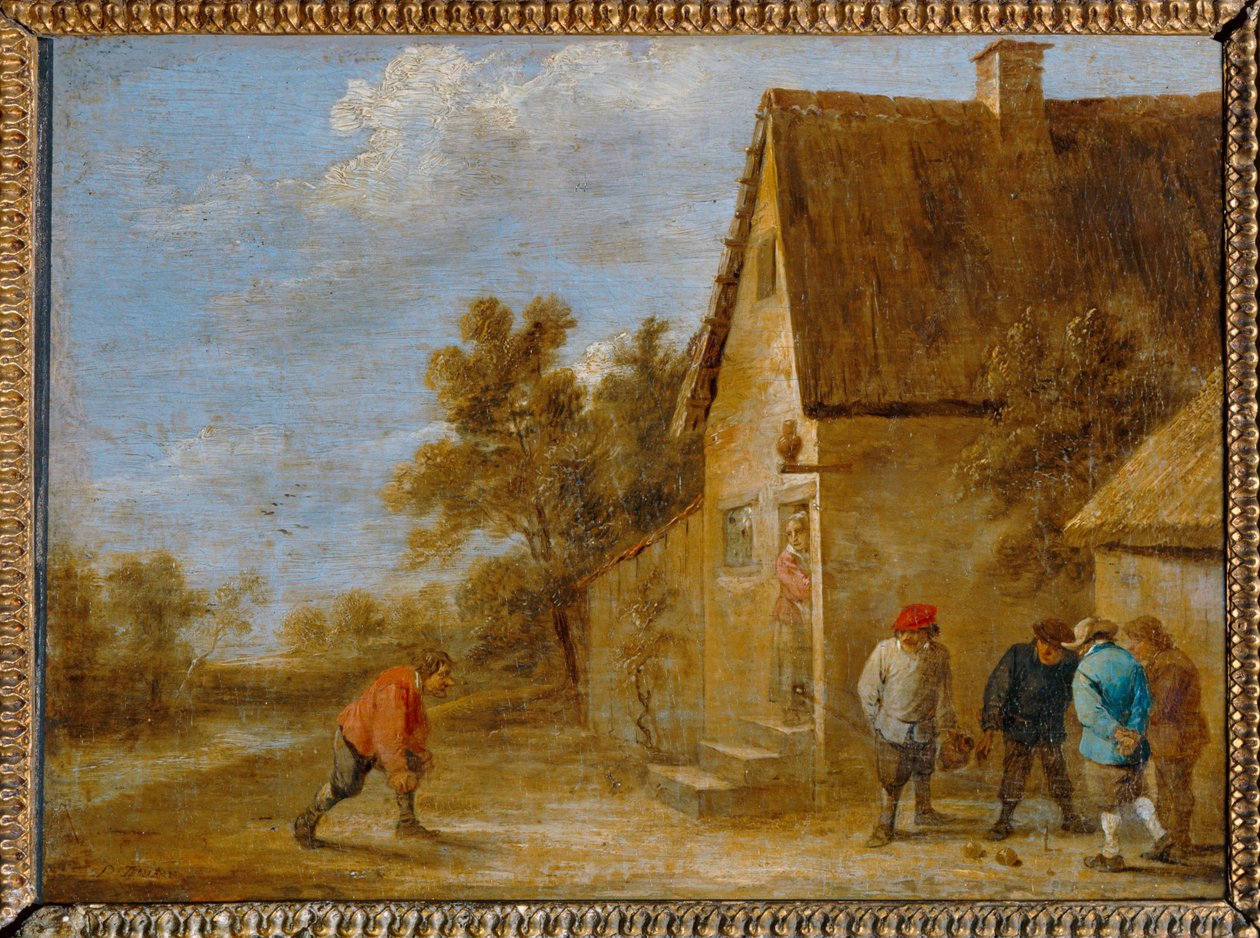 Les Joueurs de boules ... tekijältä David the Younger Teniers