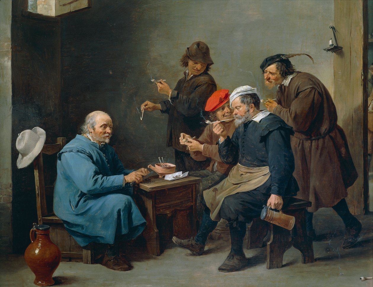 Mies valkoisella hatussa tekijältä David Teniers the Younger