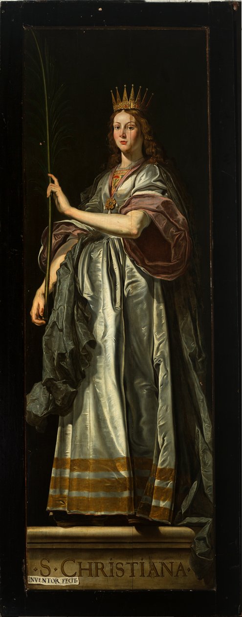 Seurakuntakirkko (Parish Church of Our Lady). Sisustus. maalaus. triptikko. David Teniers vanhempi. Takapää. Christiana. tekijältä David Teniers the Younger