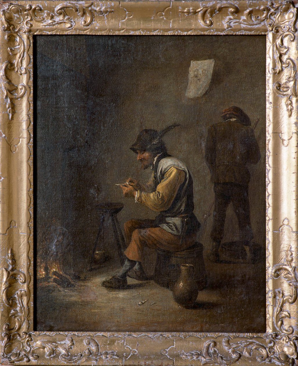 Talonpojat sisätiloissa (öljy kankaalle) tekijältä David Teniers the Younger