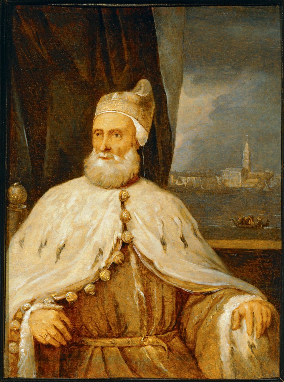 Dogen Francesco Donaton muotokuva ... (maalaus kankaalle) tekijältä David the Younger Teniers