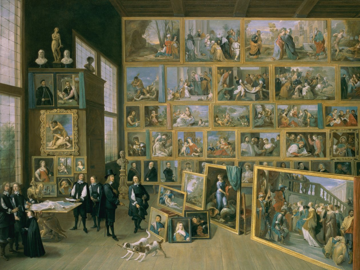Arkkiherttua Leopold Wilhelm (1614-62) Brysselin kuvagalleriassa tekijältä David Teniers the Younger