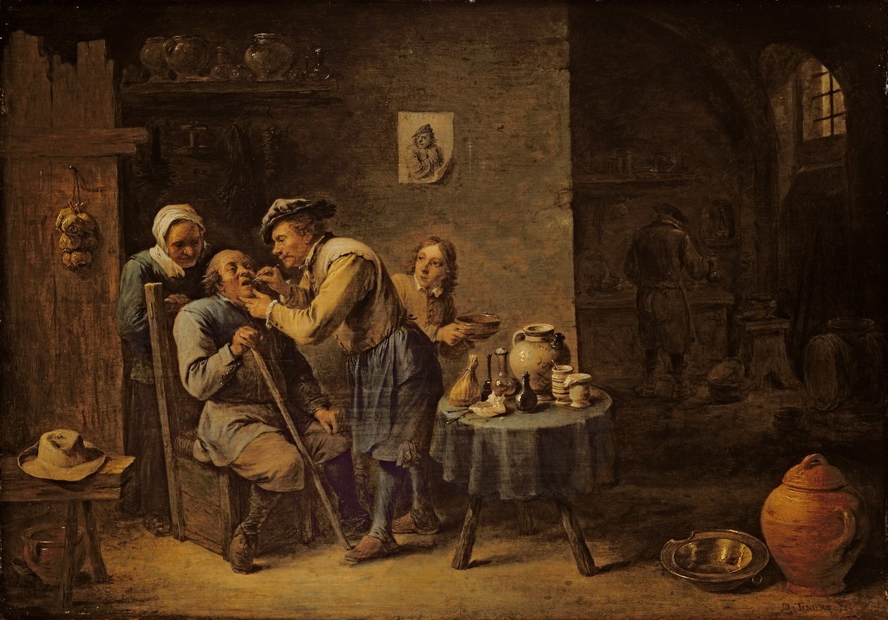 Hammaslääkäri tekijältä David the Younger Teniers