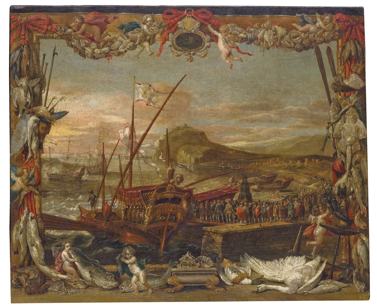 Itävallan Don Juanin maihinnousu tekijältä David Teniers the Younger