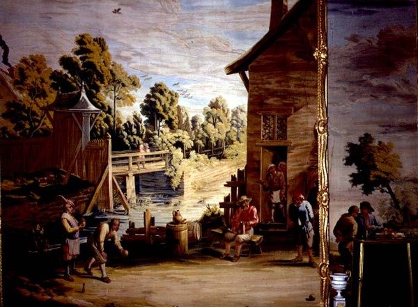 Kulhojen peli tekijältä David Teniers the Younger