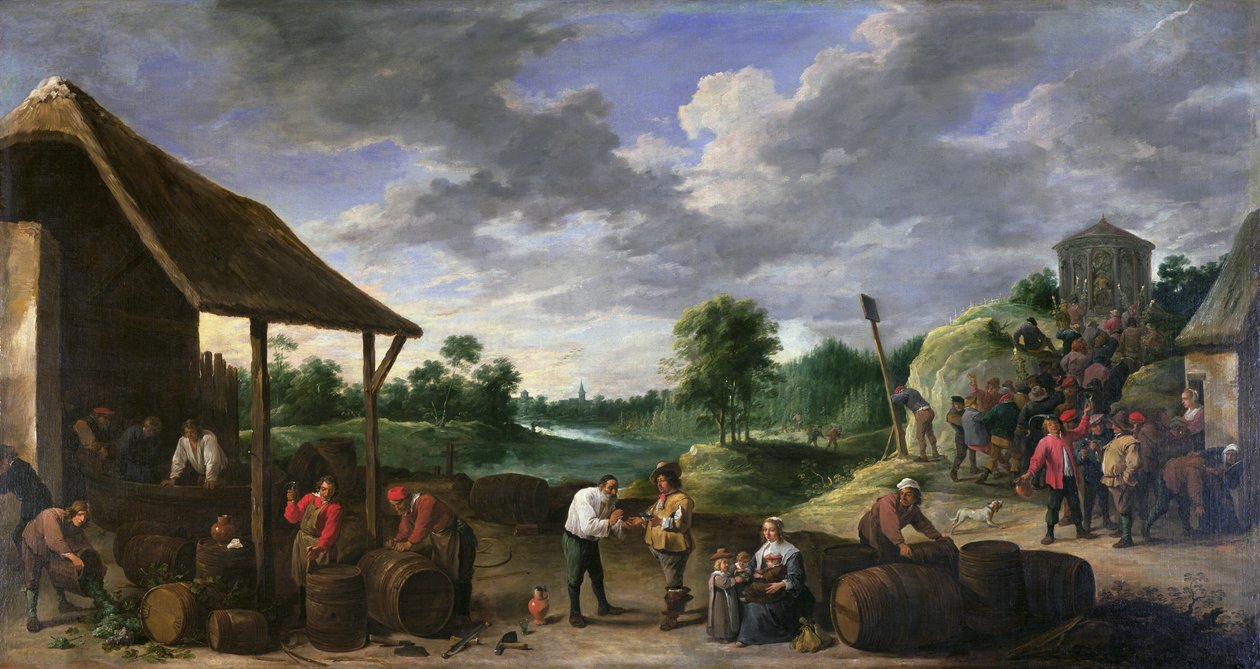 Viinin sato tekijältä David Teniers the Younger