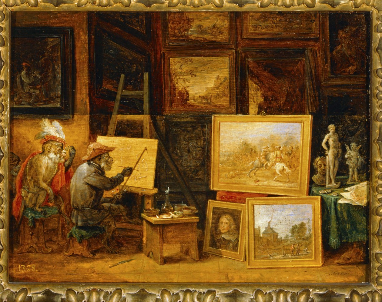 Apinamaalari ... tekijältä David the Younger Teniers
