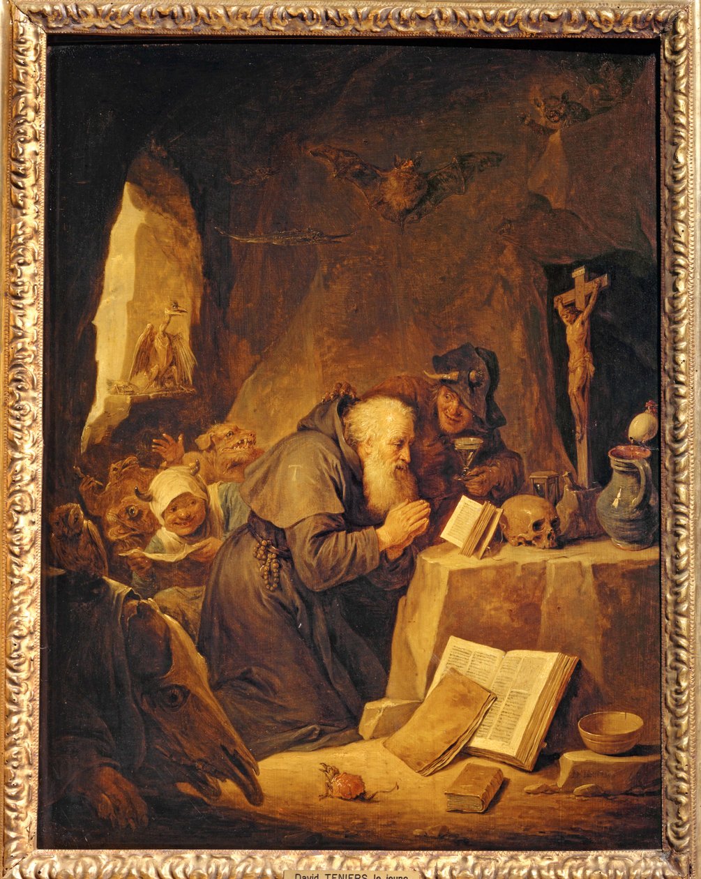 Pyhän Antoniuksen kiusaus ... tekijältä David the Younger Teniers