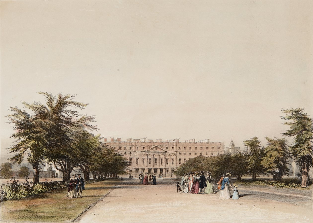 East Front ja Great Fountain Garden tekijältä David the younger Cox