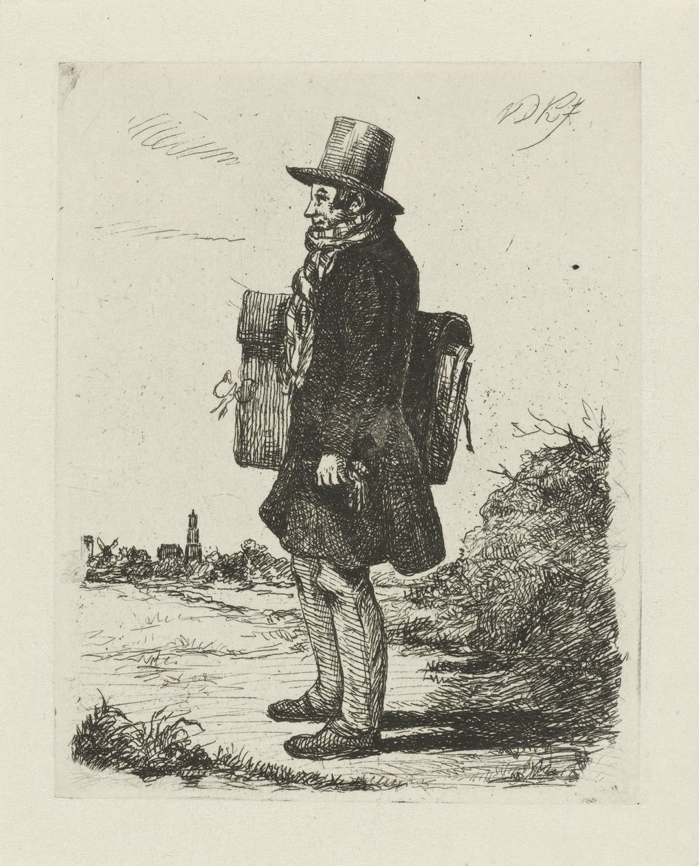 Hermanus Jan Hendrik Rijkelijkhuizenin muotokuva tekijältä David van der Kellen