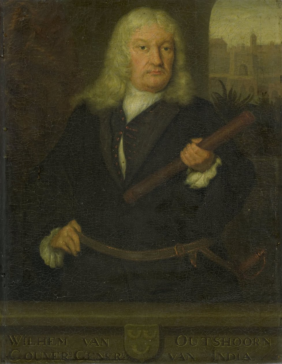 Muotokuva Willem van Outhoornista, Hollannin Itä-Intian kenraalikuvernööristä tekijältä David van der Plas