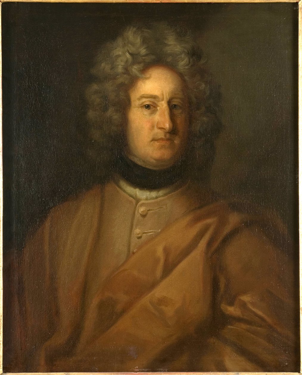 Christopher Polhammar (Pohlem), tietäjä, keksijä ja ruotsalainen teollisuusmies - Christopher Polhemin (1661-1751) muotokuva, kirjoittanut Krafft, David, von (1655-1724). Öljy kankaalle. Mitat: 78x63,5 cm. Tukholman kansallismuseo tekijältä David von Krafft