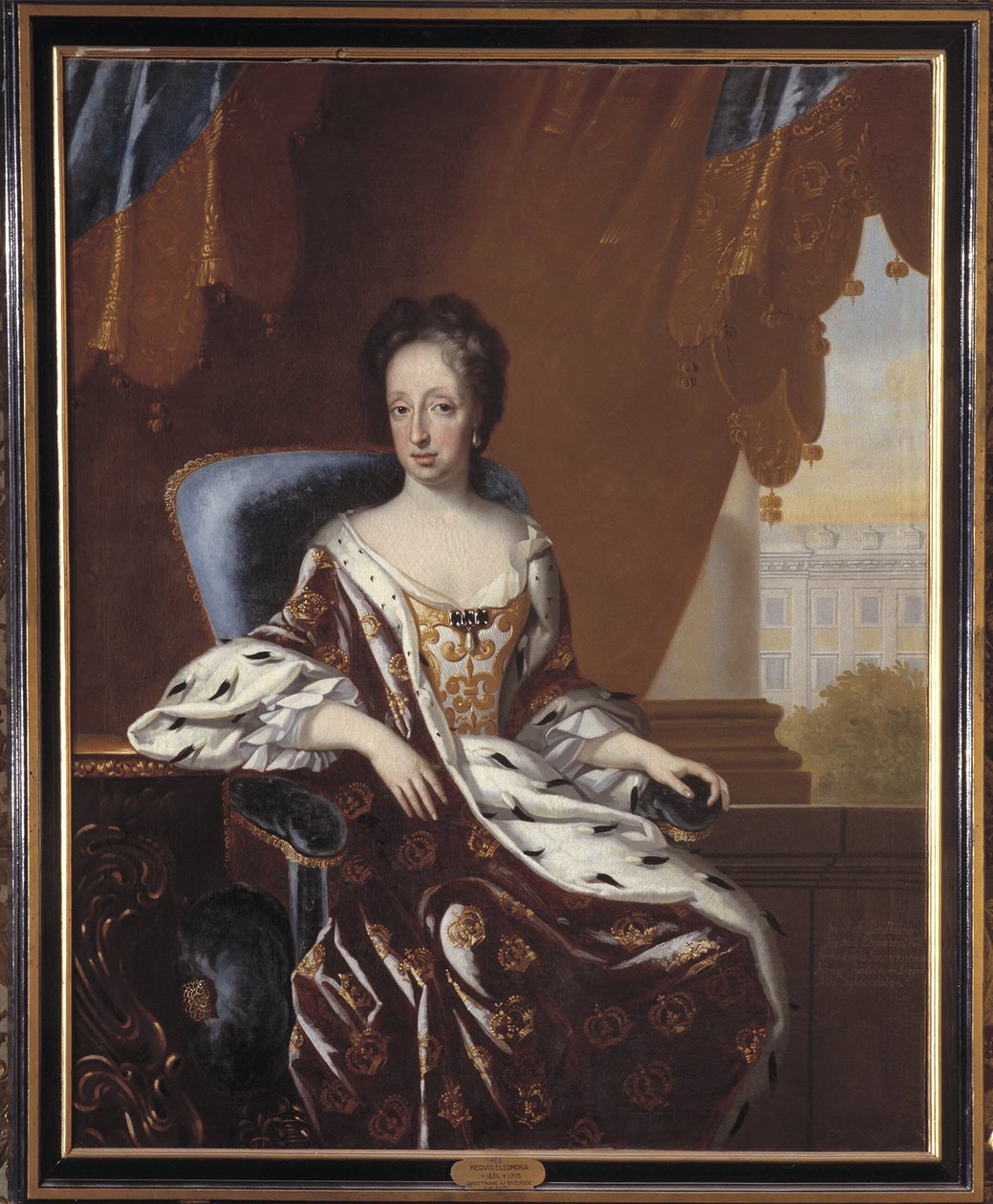 Hedvig Eleonora, 1636-1715, Holstein-Gottorpin prinsessa, Ruotsin kuningatar tekijältä David von Krafft