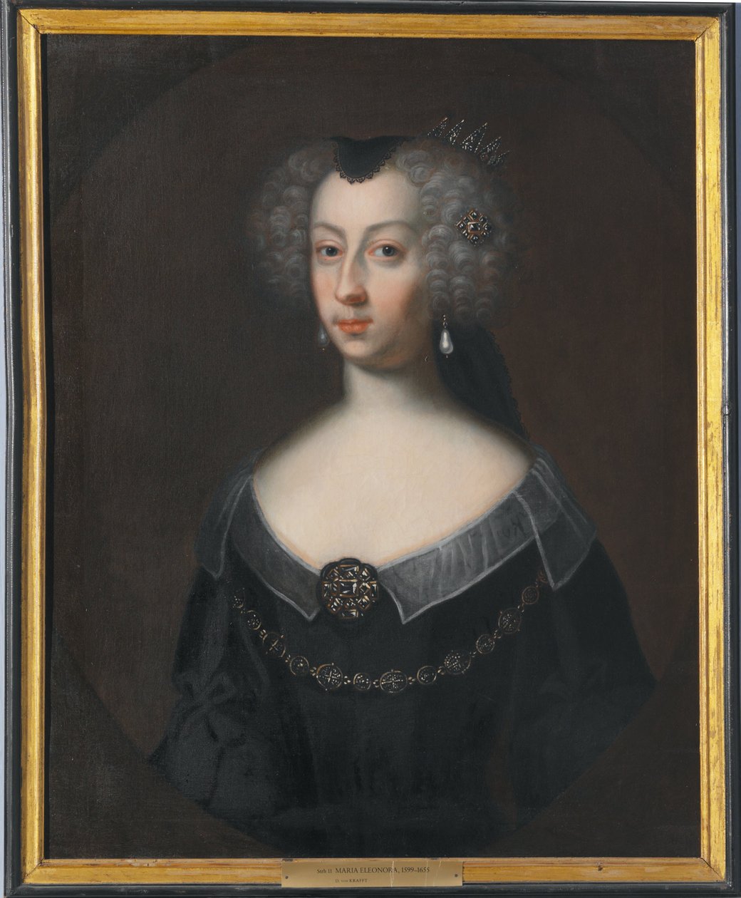 Maria Eleonora, 1599–1655, Ruotsin kuningatar, Brandenburgin prinsessa tekijältä David von Krafft