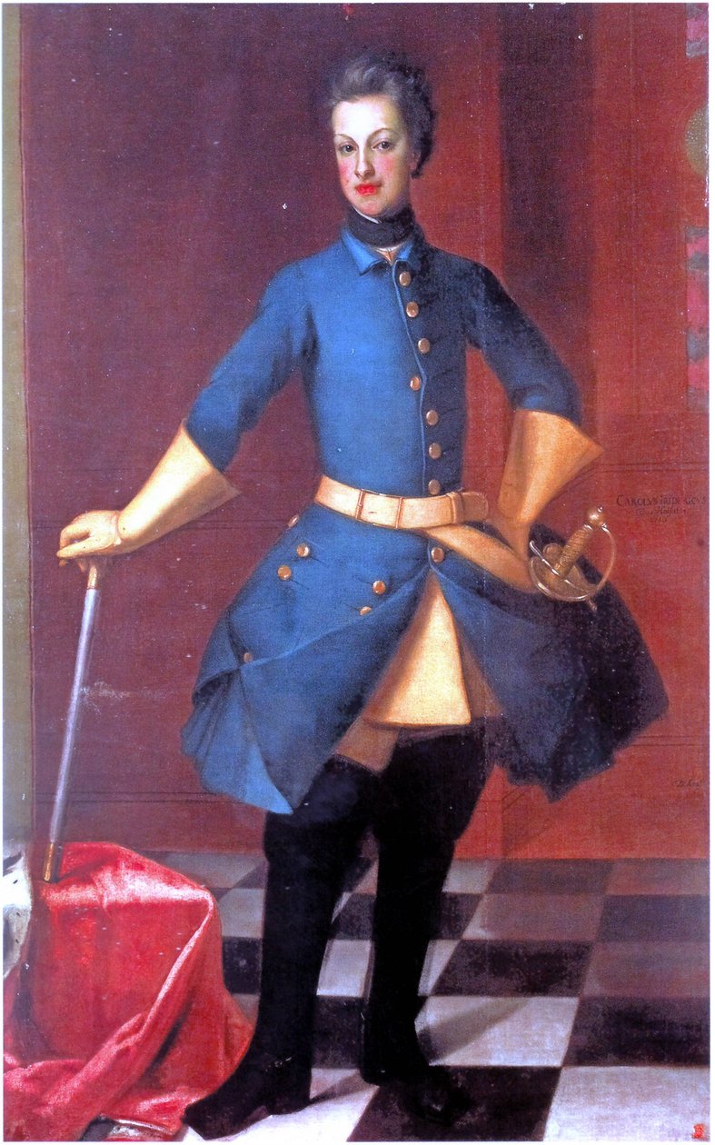 Holstein-Gottorpin Kaarle Fredrikin muotokuva (1700-1739) tekijältä David von Krafft