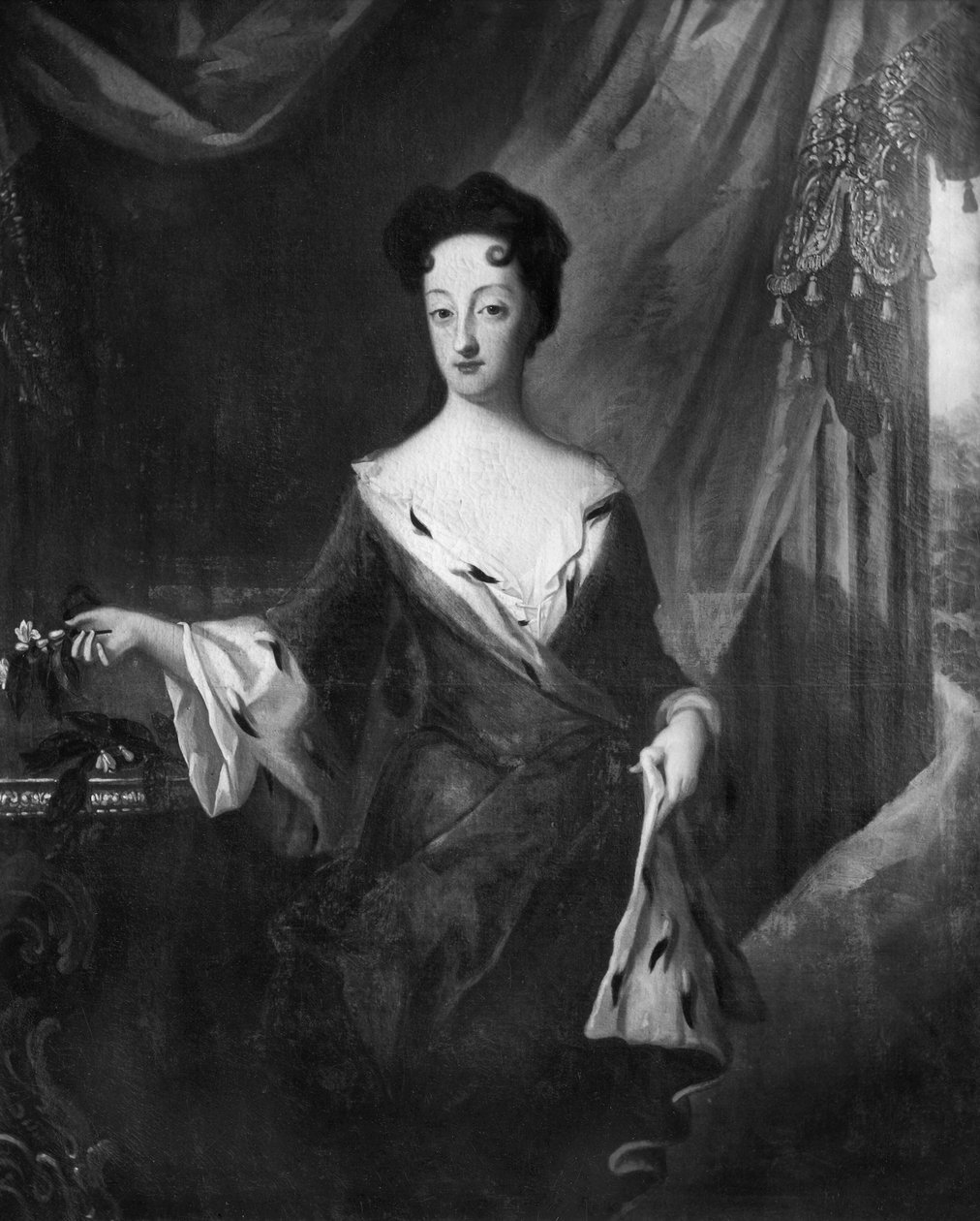 Ulrika Eleonora nuorempi (1688-1741), Ruotsin kuningatar, naimisissa Ruotsin Fredrik I:n kanssa tekijältä David von Krafft