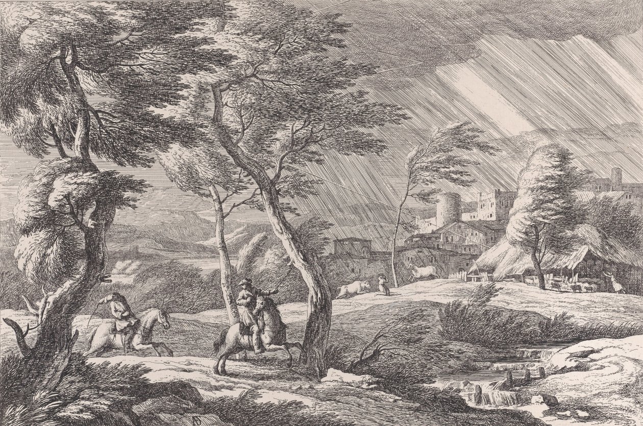 Levy 6: Myrsky, 1743. tekijältä Davide Antonio Fossati