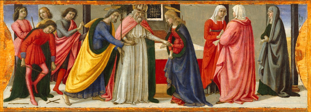 Neitsyen häät, n. 1479. tekijältä Davide Ghirlandaio
