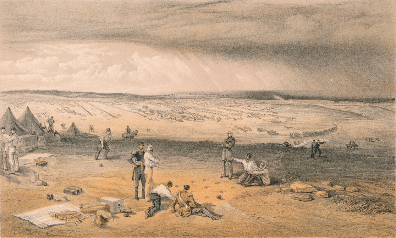 3. divisioonan leiri, 9. heinäkuuta 1855. tekijältä Day and Son