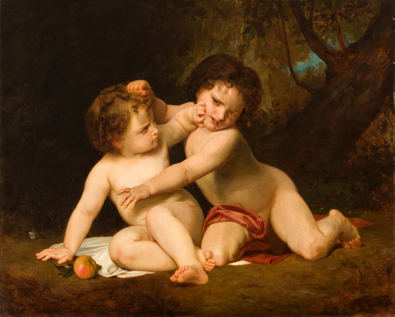 Sota (ensimmäinen epäsopu), William Adolphe Bouguereaun jälkeen, 1877-89 tekijältä De Scott Evans