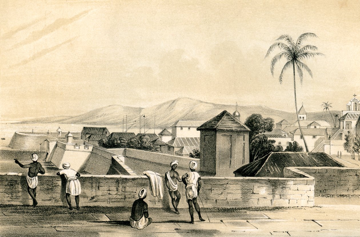 "Goa, yläesiripusta", Intia, 1847. tekijältä Dean and Co