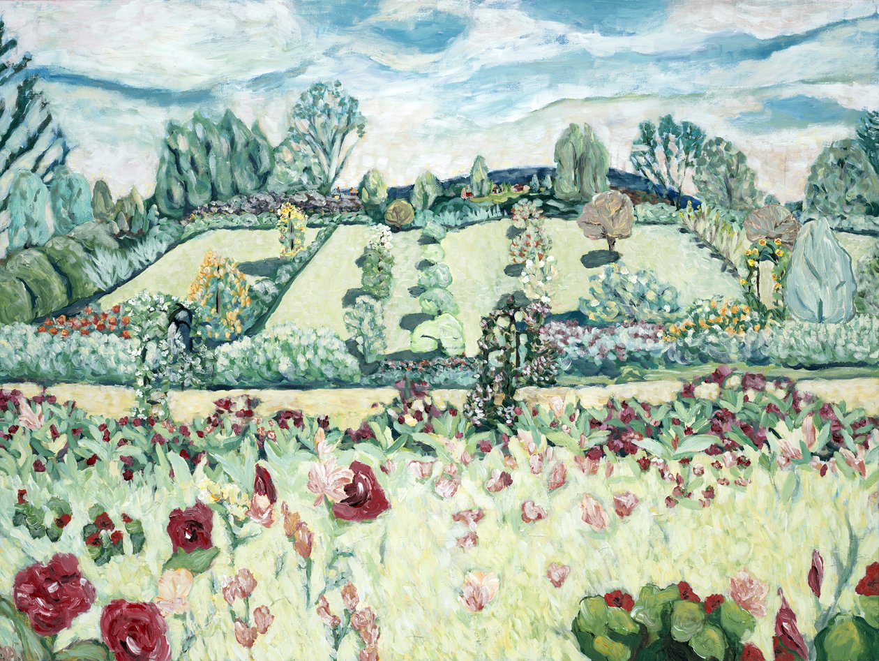 Giverny, 2017 (akryyli kankaalle) tekijältä Deborah Eve Alastra