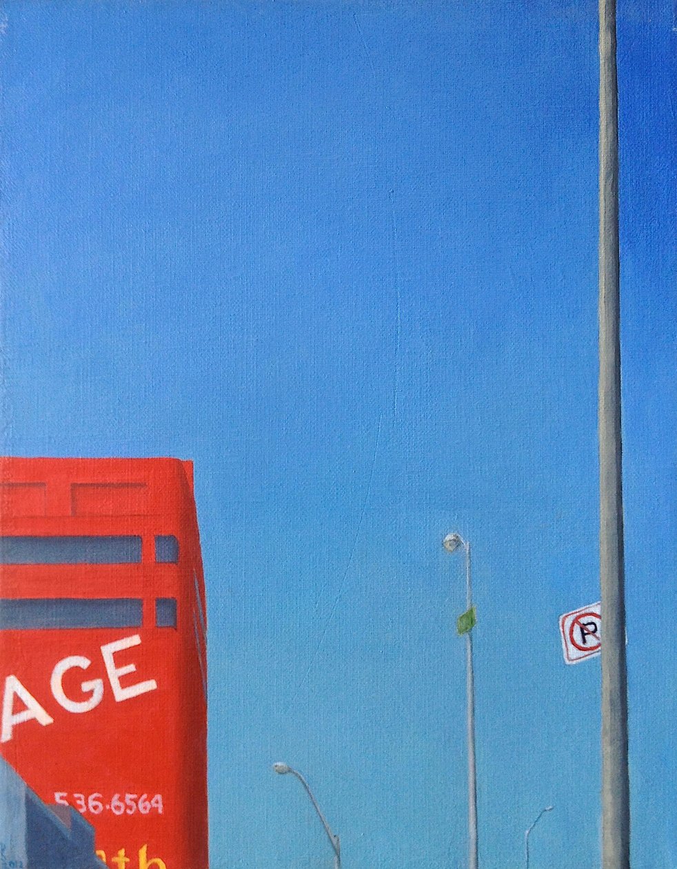Brooklyn Storage, 2012 (öljy kankaalle) tekijältä Deborah Stevenson