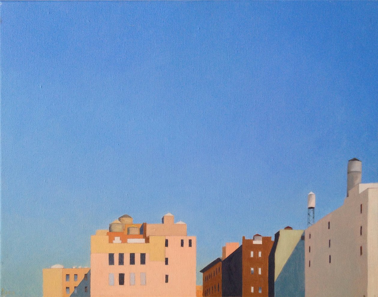 Brooklyn Union Square, 2012 (öljy kankaalle) tekijältä Deborah Stevenson