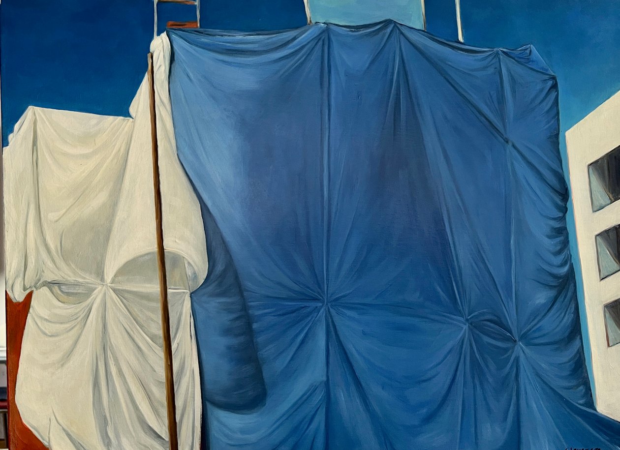Draped On Fifth, 2003 (maalaus) tekijältä Deborah Stevenson