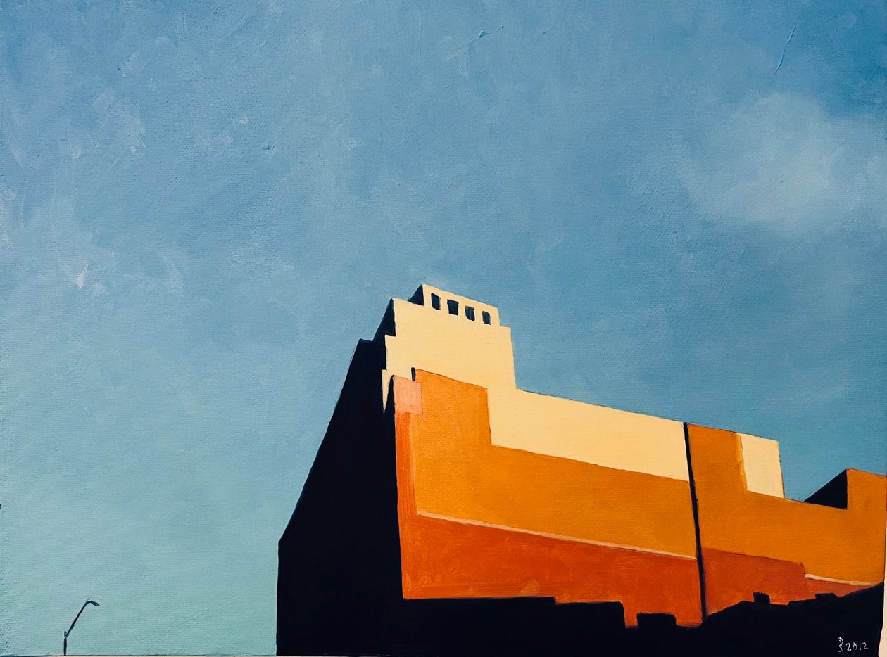 In The Navy Yard, 2012 (öljy kankaalle) tekijältä Deborah Stevenson