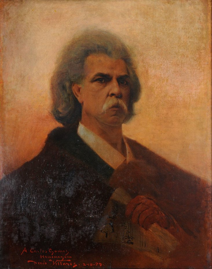 Maestro Antonio Carlos Gomesin muotokuva tekijältä Decio Villares